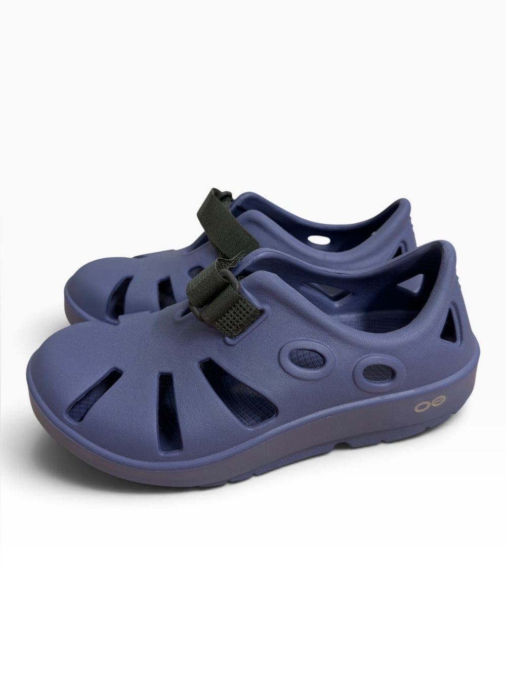 OOFOS OOcandoo Blue Recovery Sandals Clogs US Mens 3 US Womens 5 OOfoam Water